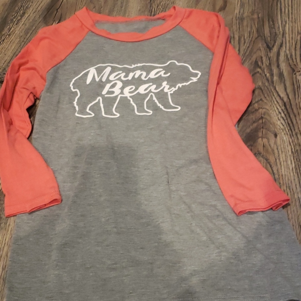 Mama bear quarter length tee